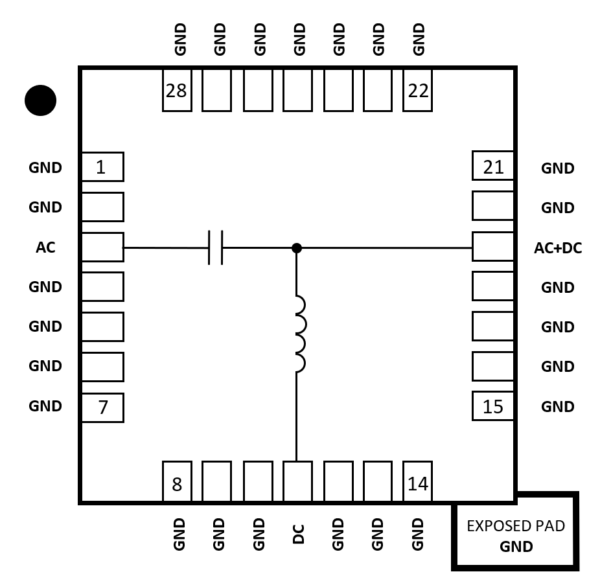 HL7041 & HL7042 SMD Broadband Bias Tee (35 MHz to 30 GHz) - Image 2