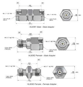 HL809x Broadband Adapters (110 GHz)