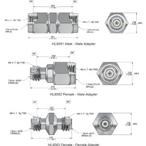 HL809x Broadband Adapters (110 GHz)