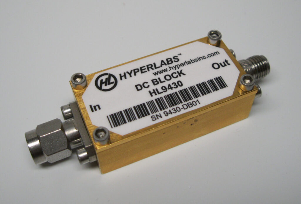 HL9430 Broadband DC Block Capacitor (Individual Unmatched) HYPERLABS